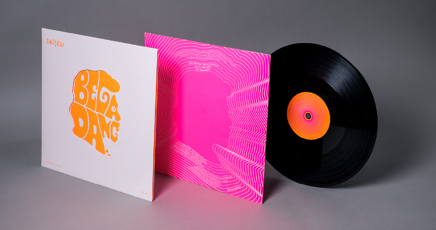 Soneta Vol. 9 - Begadang 2 Vinyl Design with Thinking*Room Inc.